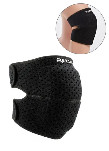 1-Pc Men Women Sports Knee Brace Breathable Compression Knee Sleeve HX08 - S