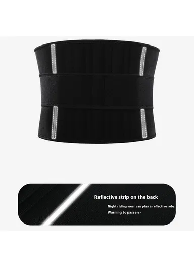 Back Support Lumbar Support Belt, Lower Back Brace Waist Protection Strap AB128 (L88 x W19.5)cm - L