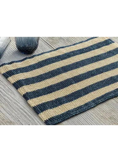 Maren Polypropylene Placemat 30x45 cm Navy Blue