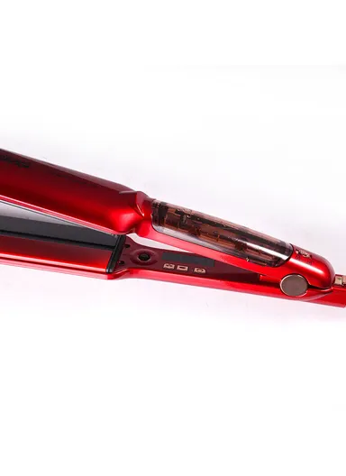 80W Professional Hair Straightener with LED Display &amp; Adjustable Temperature 10242 - Black