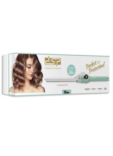 52W 13mm Profissional Ceramic Coating Hair Curler with 13mm Tube Diameter, LED Display &amp; 4 Temperature Settings 20149 - Blue