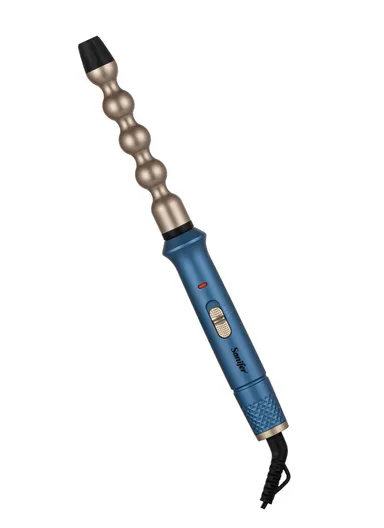 45W Hair Curling Wand Iron Calabash Shaped Professional Waves &amp; Big Curls with Tourmaline Ceramic Coating &amp; 2-Speed Adjustment SF-9663