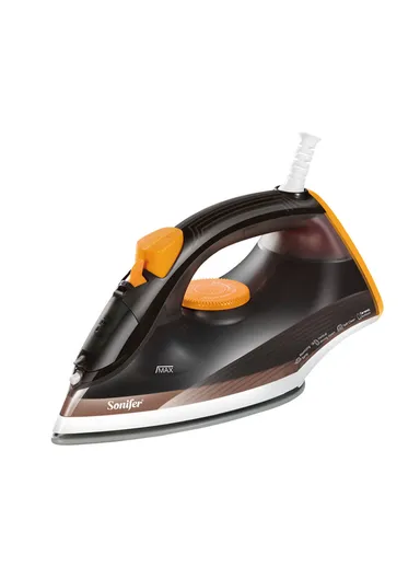 1400W Steam Iron Adjustable Temperature Control, Auto-Cleaning Function &amp; Multi-Steam Options SF-9095 Orange
