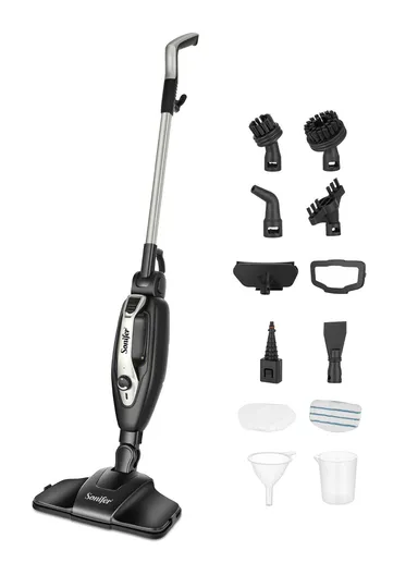 10 in 1 1500W New Style Handheld Home Use Electric Carpet Woods Floor Steam Cleaner Multifunctional Steam Mop (W32 x D18 x H110)cm SF-2253