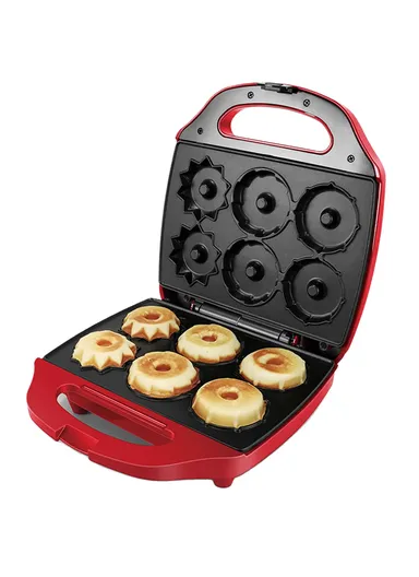 900W Donut Maker with Non-Stick Plates &amp; Automatic Temperature Control SF-6082