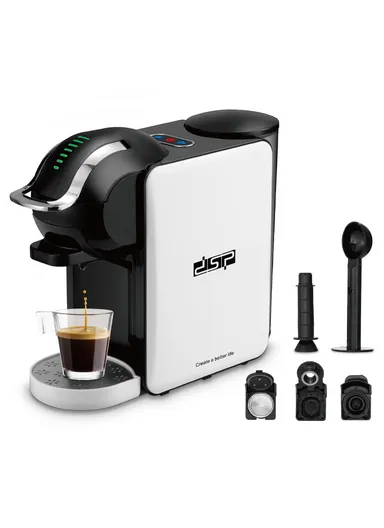 1450W 1.25L 19-Bar Multi-Capsule Coffee Maker, Espresso Powder Coffee Maker KA3131