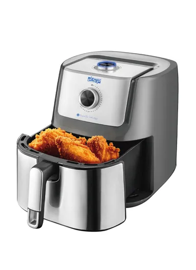 1500W 5.0L Non-Stick Touch Control Electric Air Fryer with Visual Window, 80-200℃ Temperature Control, 12 Cooking Presets &amp; Anti-Slip Feet KB2181