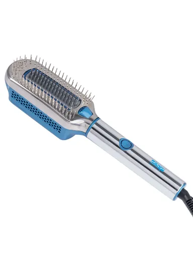 36W Professional Ice Therapy Hair Brush, Cold Brush with -5 Degree Temperature &amp; LED Display 11012- Blue