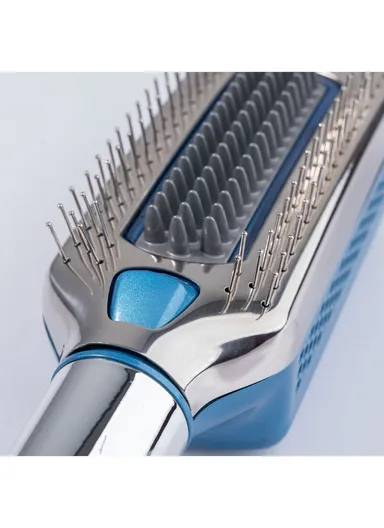 36W Professional Ice Therapy Hair Brush, Cold Brush with -5 Degree Temperature &amp; LED Display 11012- Blue