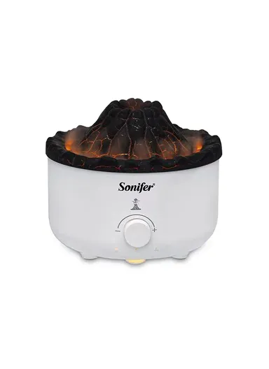 15W 560ml Humidifier Diffuser Stress-Relieving, Aromatherapy with Smoke Ring Mist &amp; Adjustable Timer SF-6526