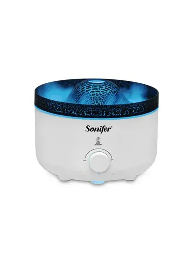 15W 560ml Humidifier Diffuser Stress-Relieving, Aromatherapy with Smoke Ring Mist &amp; Adjustable Timer SF-6526 - Galaxy