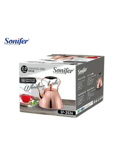 2L Stainless Steel Tea Pot SF-2536 - Bronze