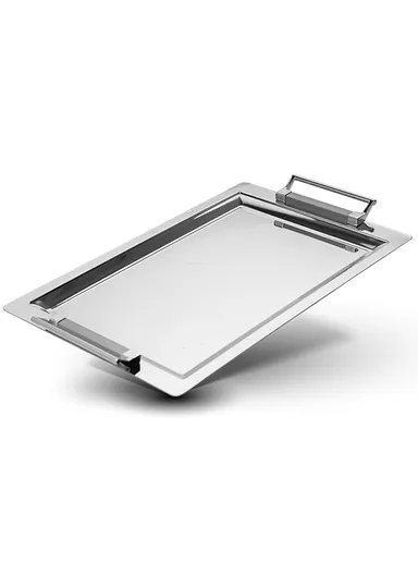 Dorsch Bench Silver 18/10 Stainless Steel Tray DH-03235 - (L47 x W32.4)cm