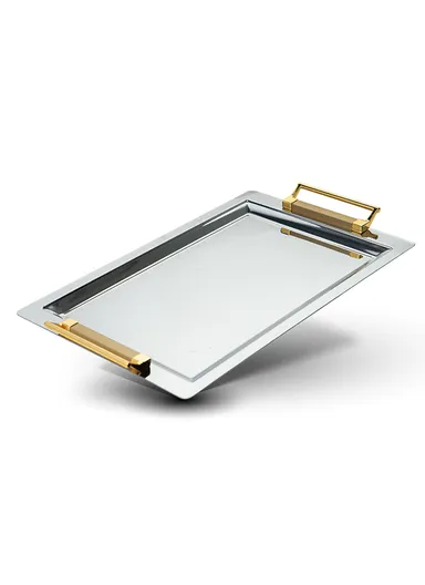 Dorsch Bench Gold 18/10 Stainless Steel Tray DH-03233 - (L47 x W32.4)cm