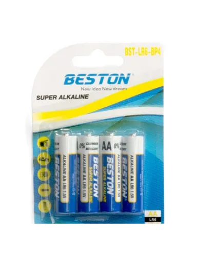 AA LR6-Bp4 Super Alkaline Batteries - Pack Of 4