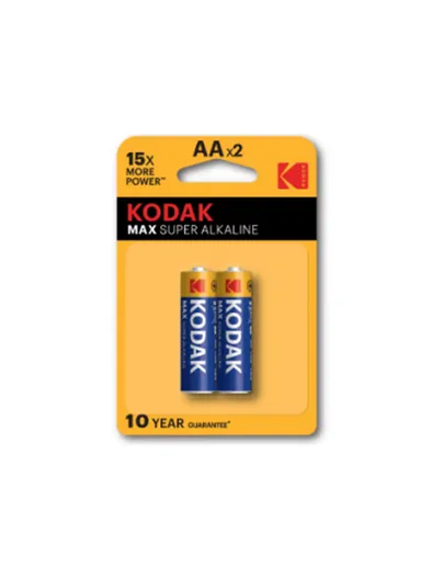 Kodak Max Alkaline AA Battery Pack of 2