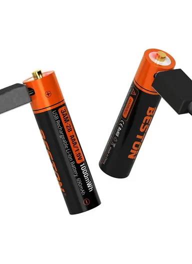 Beston Li-ion Rechargeable AAA 1.5V Micro USB Pack of 2