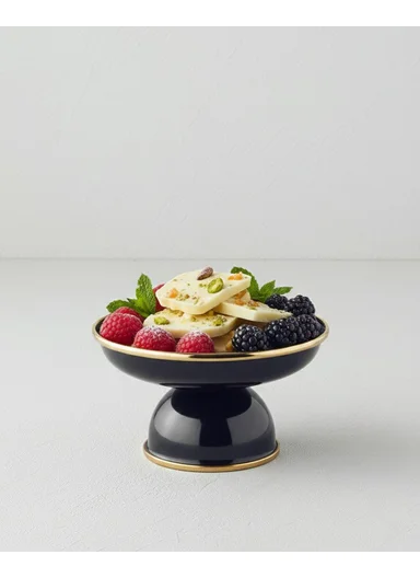 Petite Enamel Presentation 14 cm Black