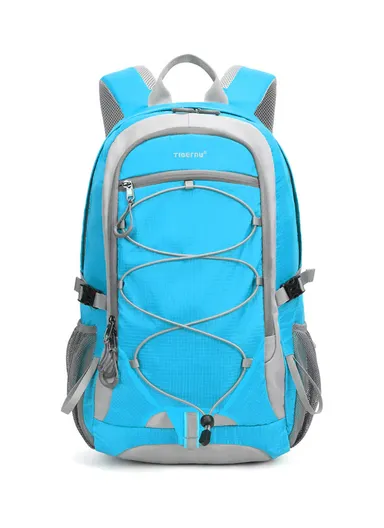 15.6" Laptop Waterproof Business Travel Backpack With Water Bottle Holders &amp; Adjustable Straps T-B9500 - Blue