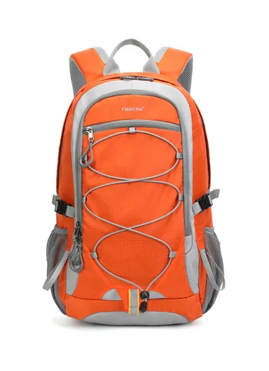 15.6" Laptop Waterproof Business Travel Backpack With Water Bottle Holders &amp; Adjustable Straps T-B9500 - Orange