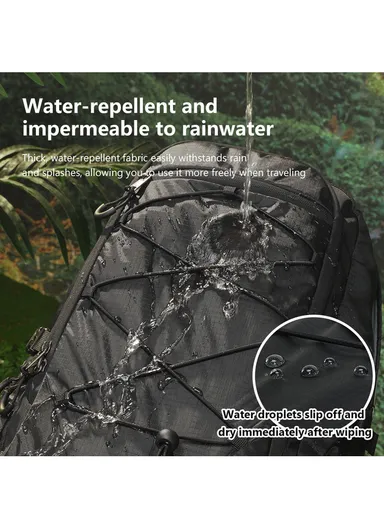 15.6" Laptop Waterproof Business Travel Backpack With Water Bottle Holders &amp; Adjustable Straps T-B9500 - Orange