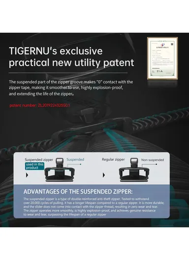 15.6 Inch Laptop Backpack Waterproof with Multiple Compartments Trendy &amp; Cool Travel T-B9812 - Silver