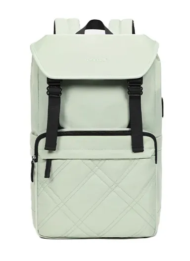 15.6″ Custom Casual Sport Mochila Backpack Bag Waterproof Laptop Backpack T-B9381 - Green