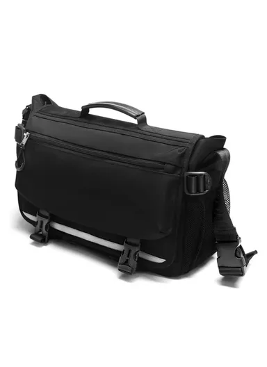 11" Urban Casual Crossbody Bag Outdoor Leisure Shoulder Bag With Camera Compartment T-S8953 - Black
