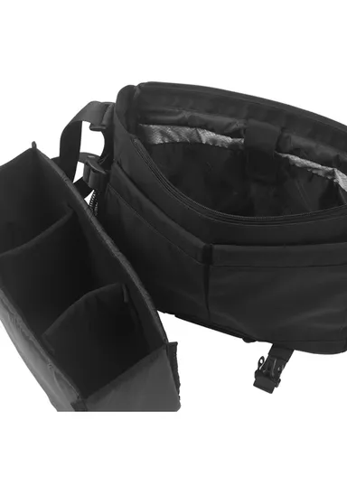 11" Urban Casual Crossbody Bag Outdoor Leisure Shoulder Bag With Camera Compartment T-S8953 - Black