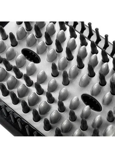 BaByliss Extra Wide Hair Straightening, 3D Tech Hot Brush For Versatile Styling And Smooth Results, Black Design For A Sleek, Durable Construction For Long-lasting Performance