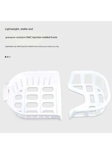 Portable Baby Bassinet with Canopy &amp; Bug Net Shield, Foldable Lightweight Travel Bassinet with Light &amp; Music, Multi-Easy Access Storage Baby Bed 66520 (L90 x W42 x H48)cm - 0-6 months