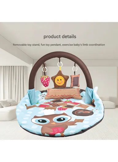 2-In-1 Baby Portable Bed With Pillow &amp; Music For 0+ Months Babies - Beige