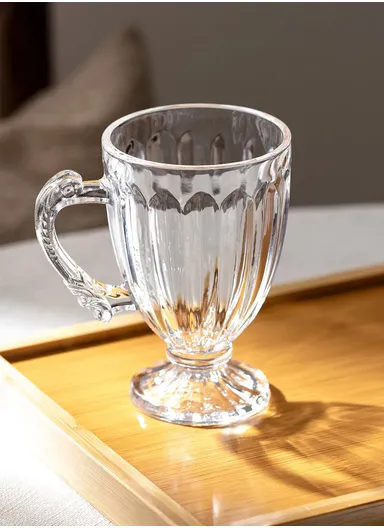 190ml 6-Pcs Glass Round Folk Vintage Tea Cup Set BMZ2057JNW