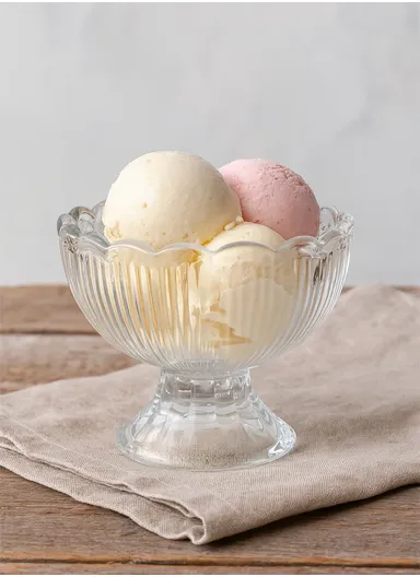 6-Pcs Ice Cream &amp; Dessert Glass Cups Set 006