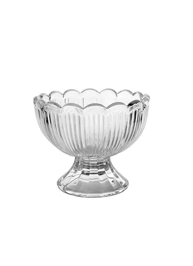 6-Pcs Ice Cream &amp; Dessert Glass Cups Set 006