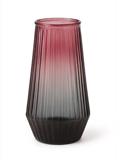 Cappuccino Design Multi-Color Elegant Modern Design Flower Desk Decorative Glass Vase (D11 x H20)cm - Green &amp; Yellow