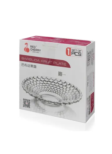 26cm Glass Fruit Plate Durable, Stylish &amp; Multi-Purpose Serving Dish P15-C