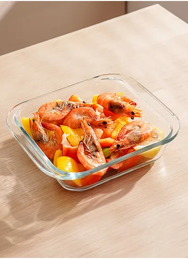 1.6L Square Borosilicate Glass Baking Dish Oven-Safe Tray (L29.5 x W17 x H5)cm