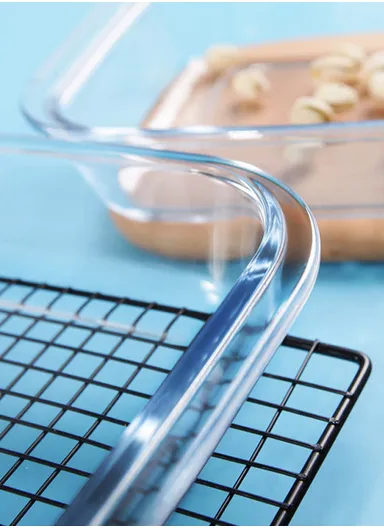 1.6L Square Borosilicate Glass Baking Dish Oven-Safe Tray (L29.5 x W17 x H5)cm