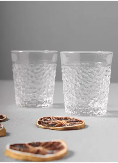 6-Pcs 60ml Coffee Elegant Design Glass Cup Set BM5030SY