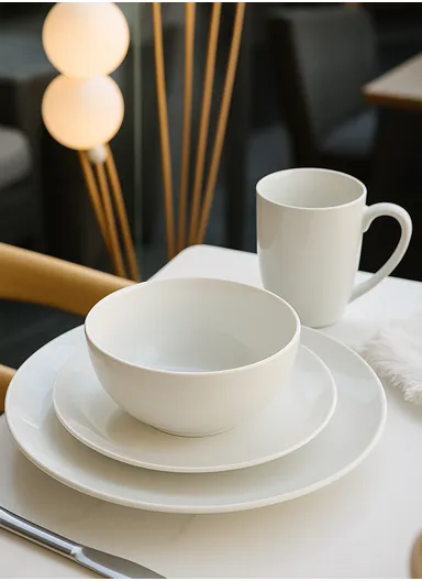 16-Piece Ceramic Tableware Set – Perfect for 4-Person Dining 