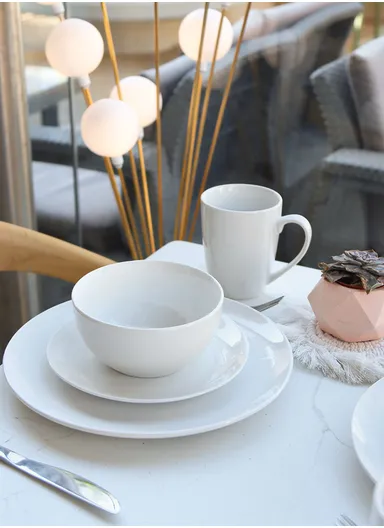 16-Piece Ceramic Tableware Set – Perfect for 4-Person Dining 