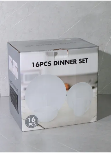 16-Piece Ceramic Tableware Set – Perfect for 4-Person Dining 