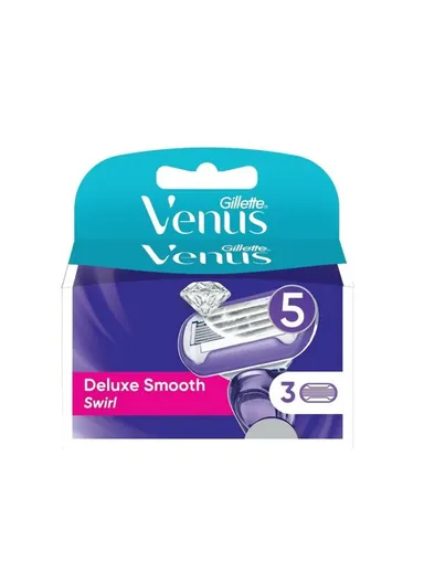 3-Pcs Gillette Venus Deluxe Smooth Swirl