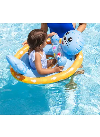 Monkey Penguin See-Me-Sit Pool Riders Kids Pool Float (D81 x H58)cm