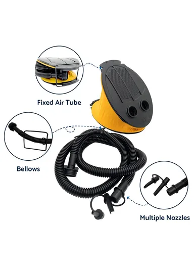 3L Foot Air Pump, Multi-Use Air Mattress, Swimming Pool Inflator Air Pump