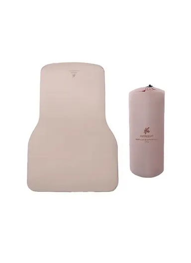 Leakproof Inflatable Air Mattress Quick Inflation Travel Bed, Lightweight, Portable Sleeping Pad for Camping, Fits Most SUVs &amp; Sedans, Comfortable &amp; Durable CD-4096 (L188 x W132 x H5)cm - Beige&amp;Gray