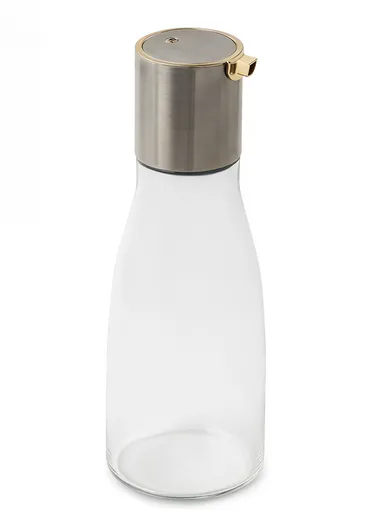 320ml Glass Cooking Oil Dispenser Bottle With Anti-Slip Design H1002W - Gold