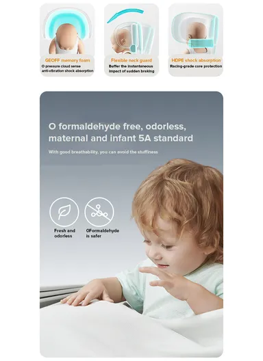 0m+ 360° Rotation Convertible Baby Car Seat, with Side Protection System, Adjustable Headrest, Rear &amp; Forward-Facing &amp; Anti-Sweat Cover G409 (L47 x W45 x H60)cm - Grey