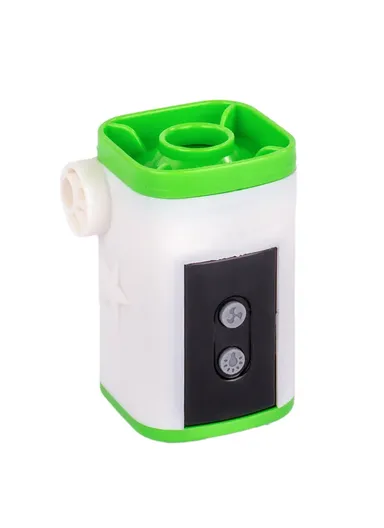 USB Rechargeable Mini Air Pump, Multi-Purpose Quick Fill Inflator Deflator with 4 Nozzles, Portable Electric Air Pump with Light AP001 (L5.2 x W5 x H8.2)cm